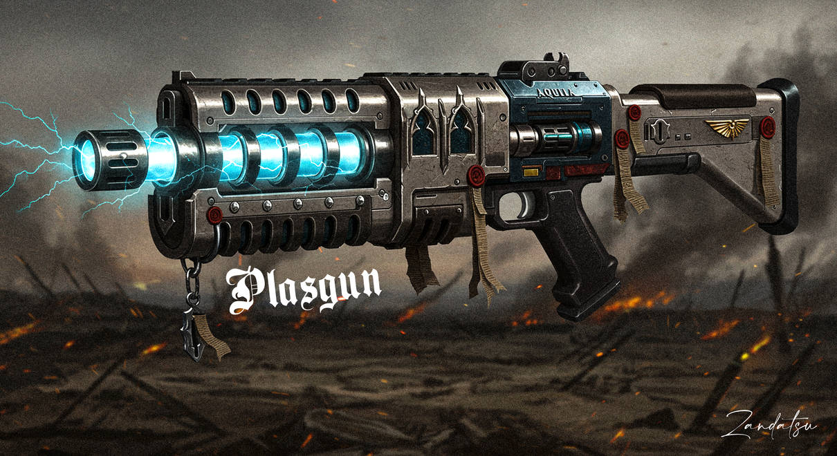 Warhammer 40K, Plasgun Weapon Design by zanfartsui on DeviantArt