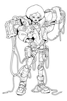 Netrunner 2022 - Line Art