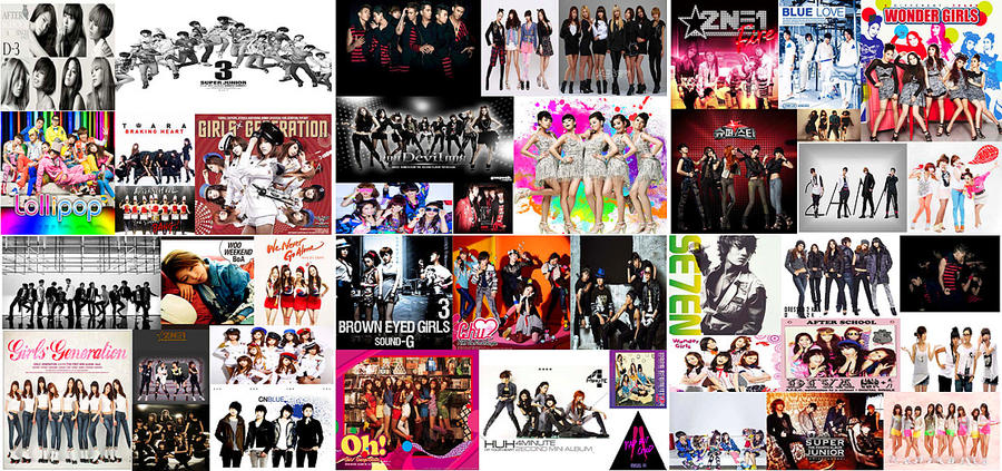 Kpop Idol Collage Wallpaper By Tplt95 On Deviantart