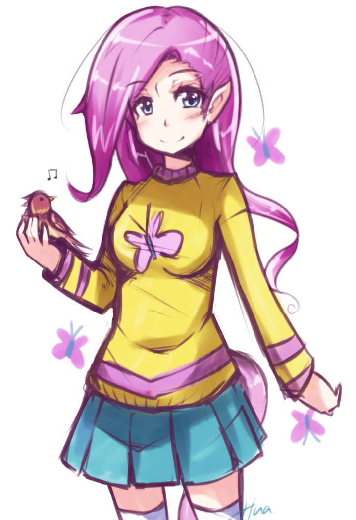 Humanized Fluttershy