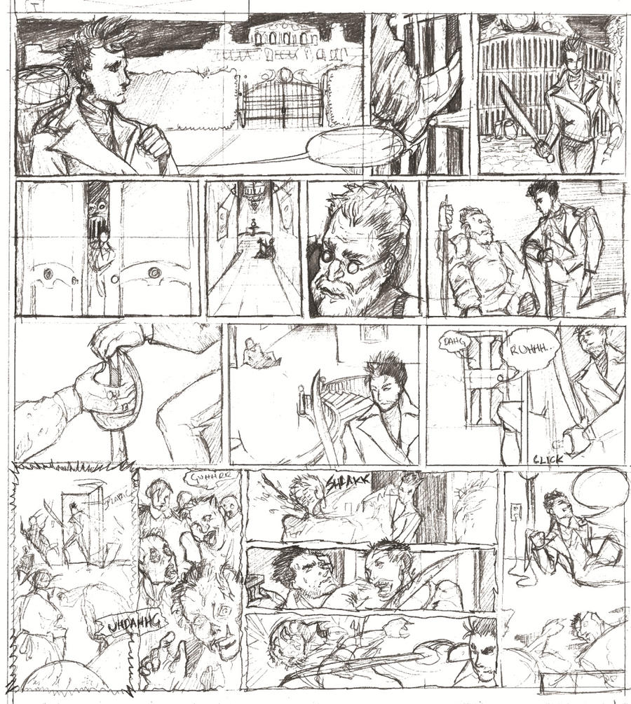 Zombie comic - Draft