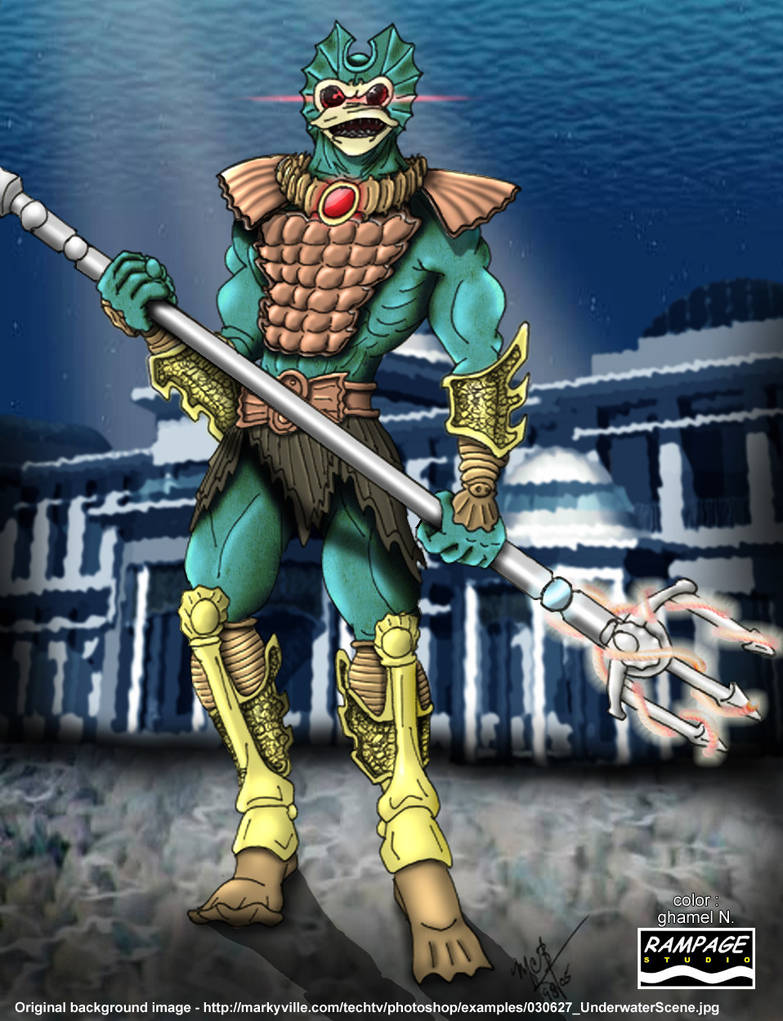 Mer-Man Colors By BobRampage by Grimwolf13 on DeviantArt