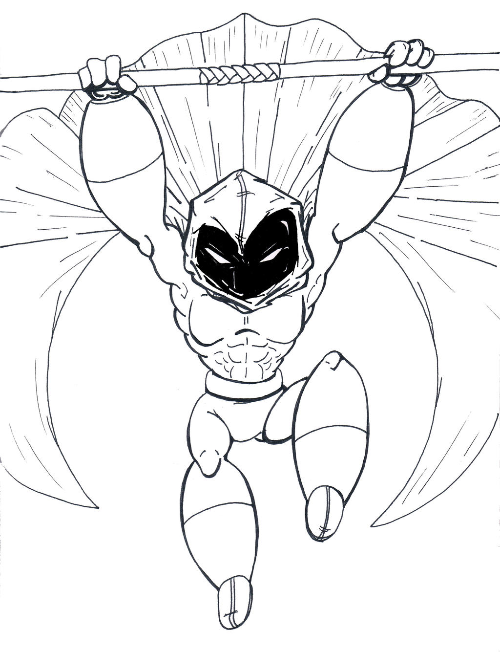 Moon Knight Inks Moon Knight Custom Inks 2 by Grimwolf13 on DeviantArt