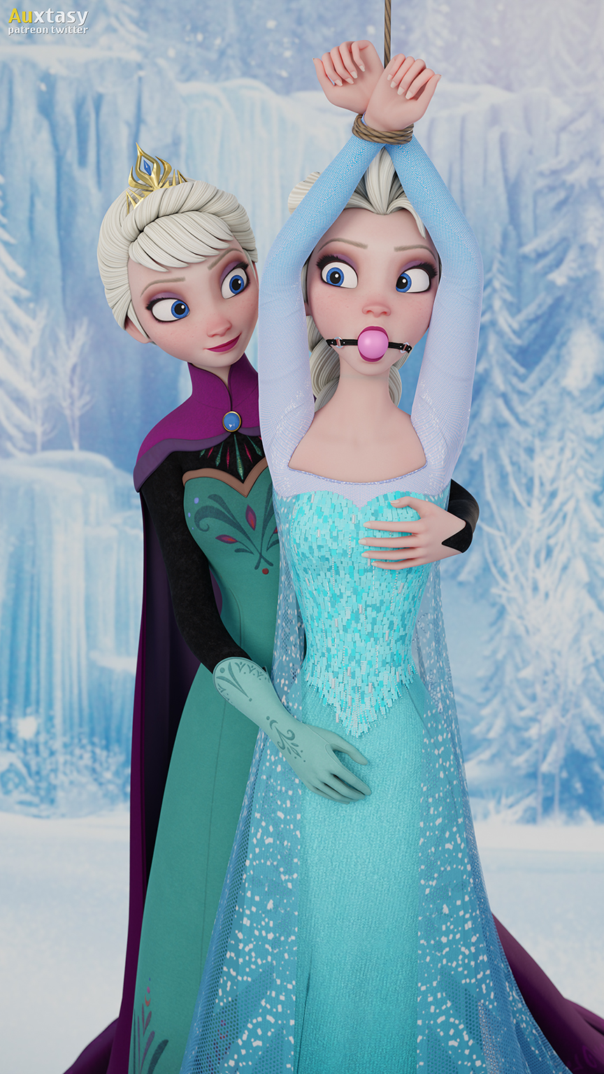 Elsa R43 Elsa x Elsa by Auxtasy on DeviantArt