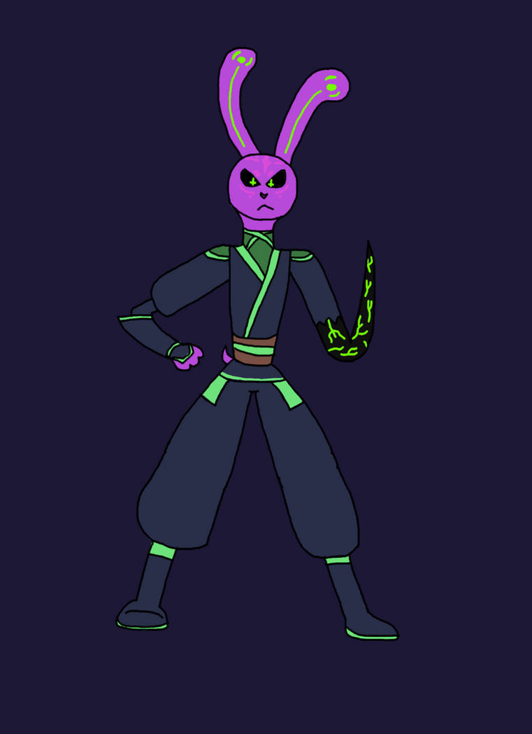 Demon Rabbit Anthro adoptable March Madness - demon assassin rabbit by KiyatanitheDJ on ...