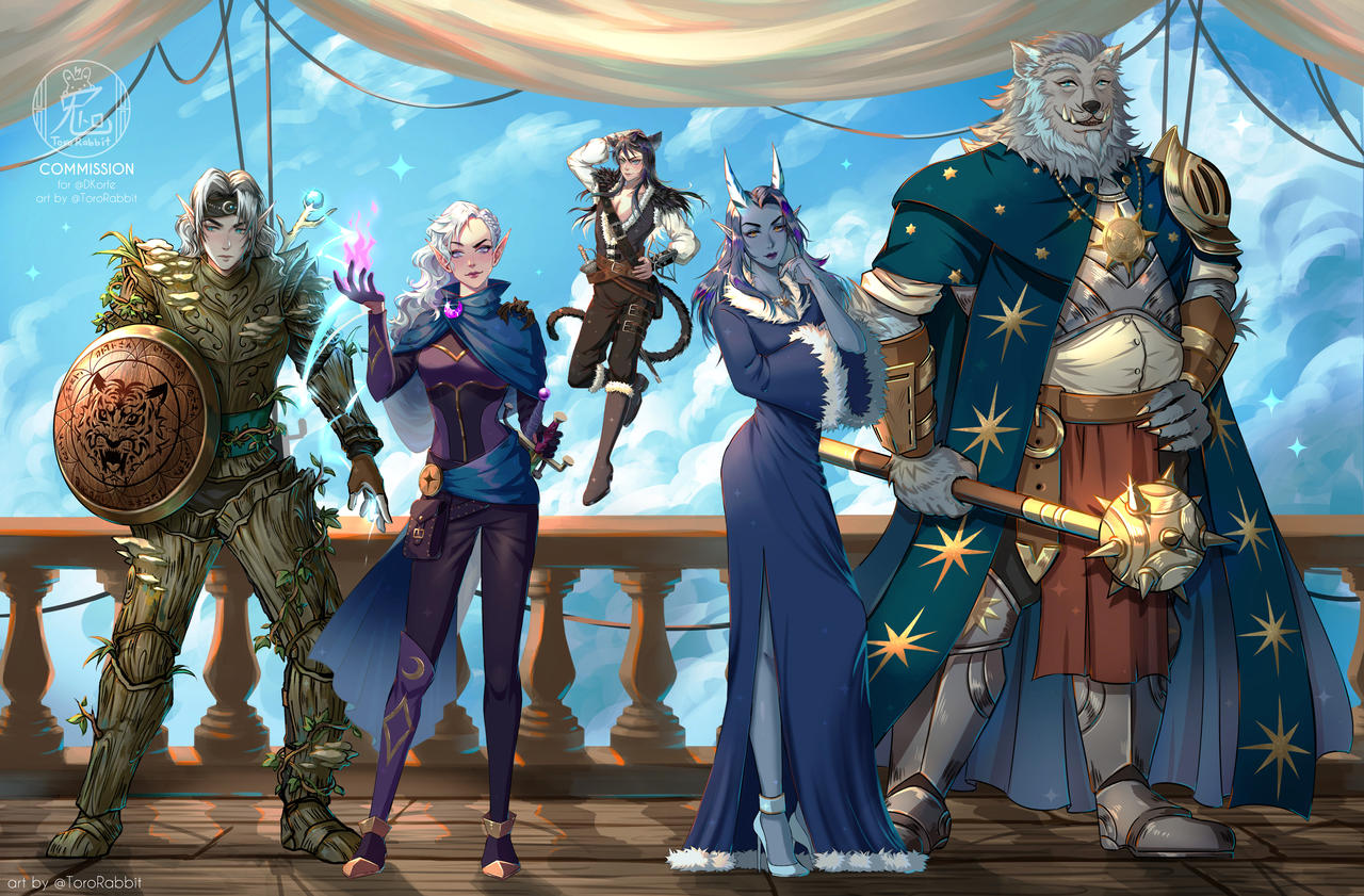 DnD Party Commission By ToroRabbit On DeviantArt dnd-party-commission-by-tororabbit-on-deviantart