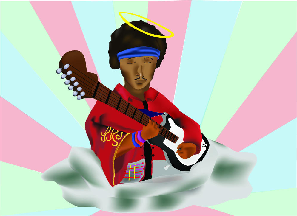 Jimi Hendrix RIP by The-AMAZiNAZN on DeviantArt