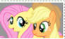 Fluttershy x Applejack - Stamp