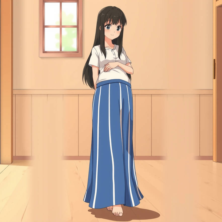Cute elegant girl caressing her baby bump by Joe6764 on DeviantArt