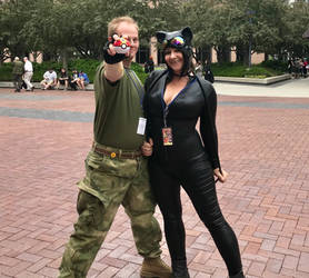CatWoman and Lt. Surge!