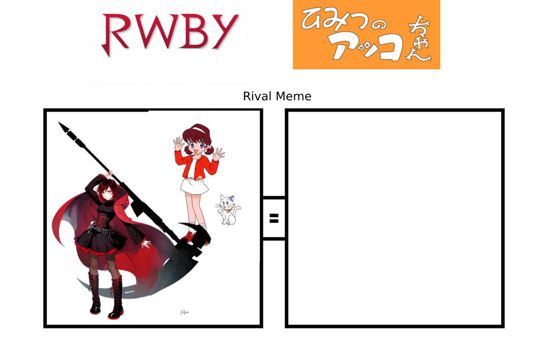 Ruby And Atsuko Rival Meme by kecskefighter28 on DeviantArt