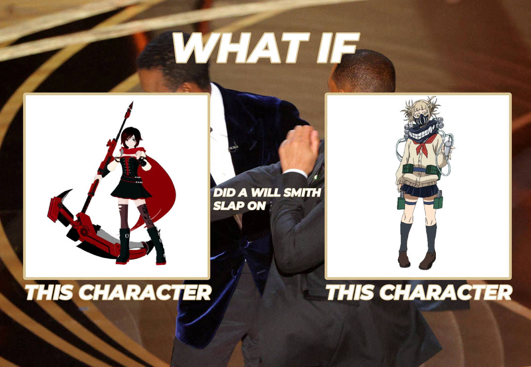 Ruby Slap What If Ruby Did a Will Smith Slap On Toga by kecskefighter28 on DeviantArt