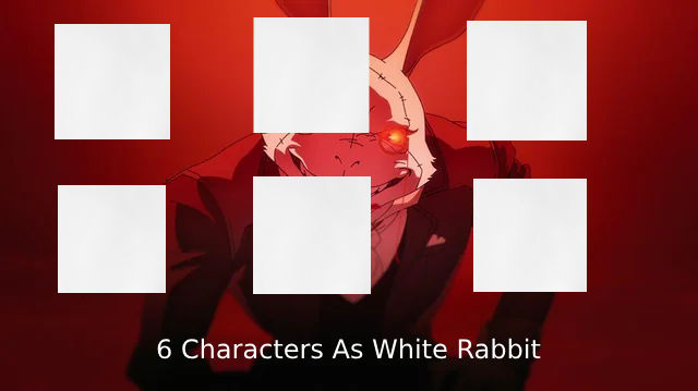 6 Characters As White Rabbit by kecskefighter28 on DeviantArt