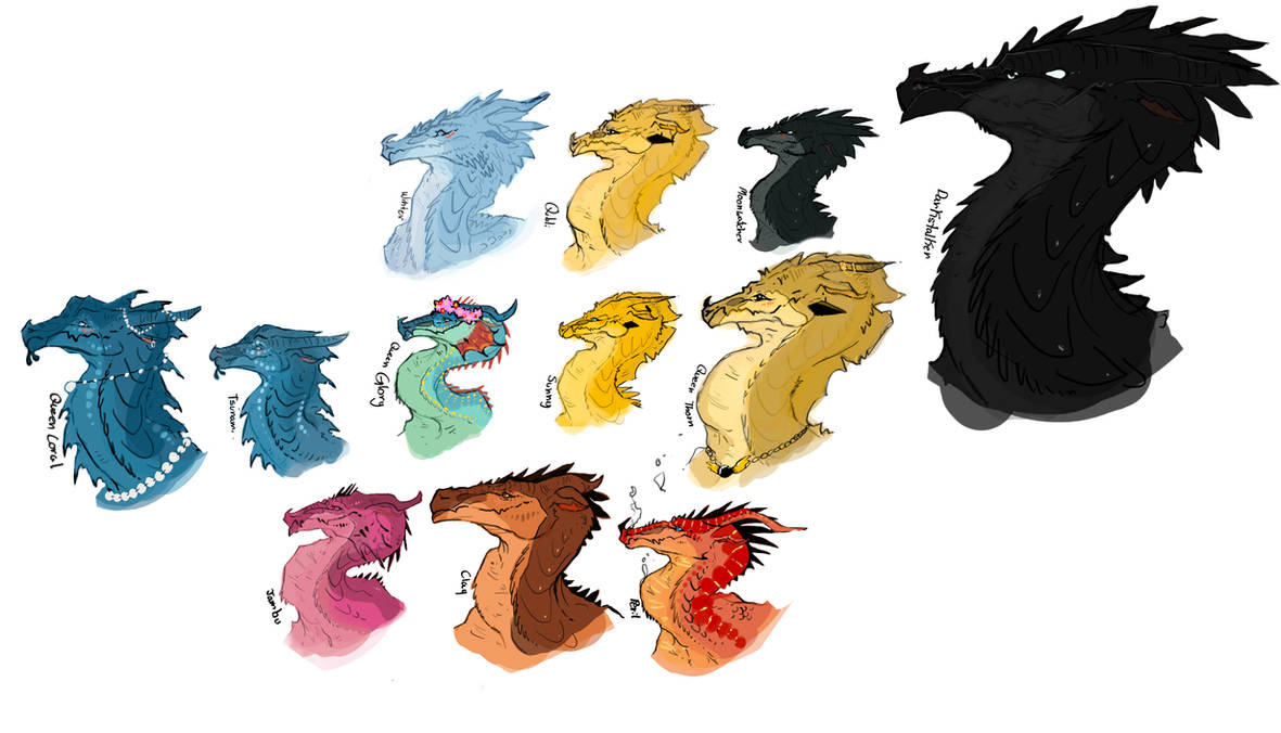 Wof characters!! by olyfordrago2 on DeviantArt