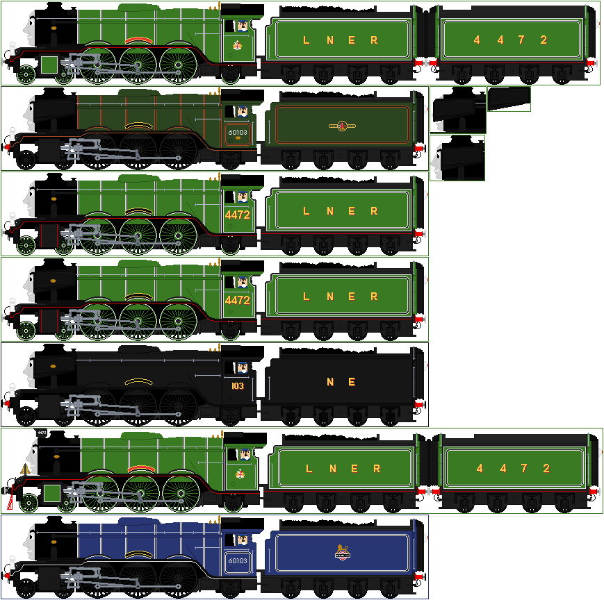 RWS/CGI Style Flying Scotsman