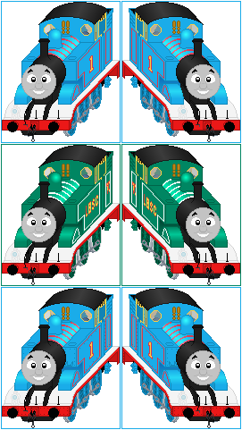 Thomas The Tank Engine (3D View) by Princess-Muffins on DeviantArt