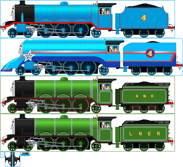 Gordon The Big Engine V2 by Princess-Muffins on DeviantArt