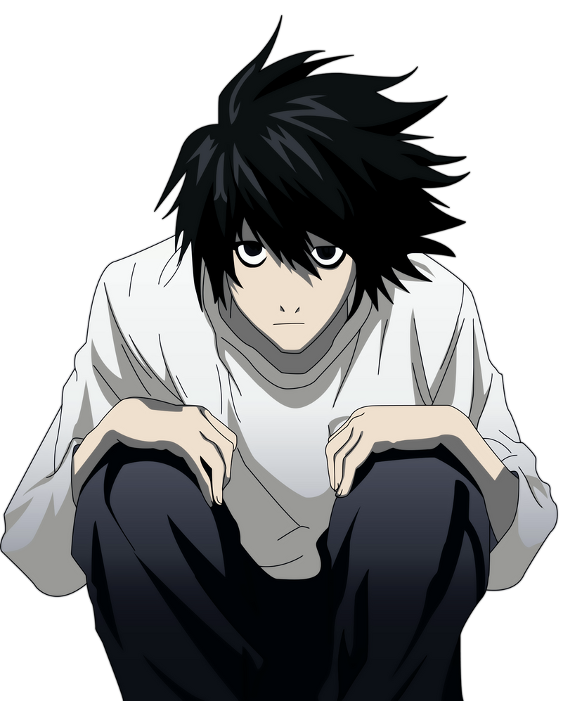 L Render (Death Note) by RaiderBoy09 on DeviantArt
