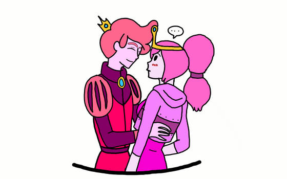 prince gumball and princess bubblegum