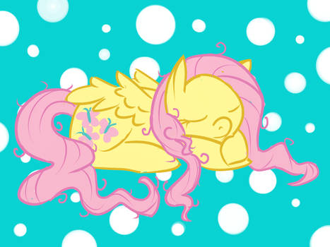 sleeping fluttershy