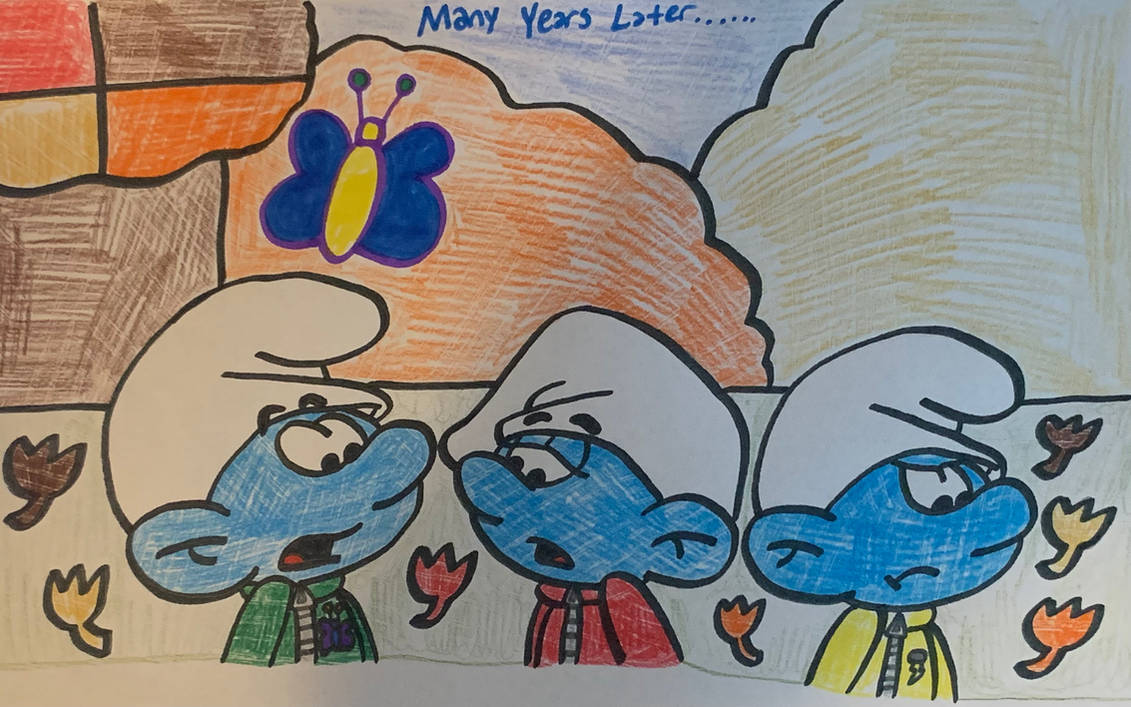 The 3 Smurflings Are In The Fall By The Future By Parkerlerdal23 On the-3-smurflings-are-in-the-fall-by-the-future-by-parkerlerdal23-on