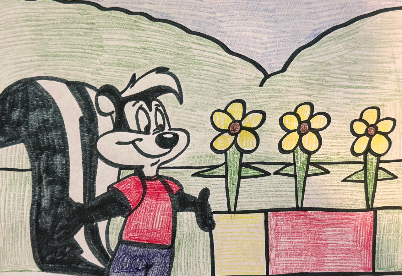 Pepe Le Pew in the Springtime by parkerlerdal23 on DeviantArt