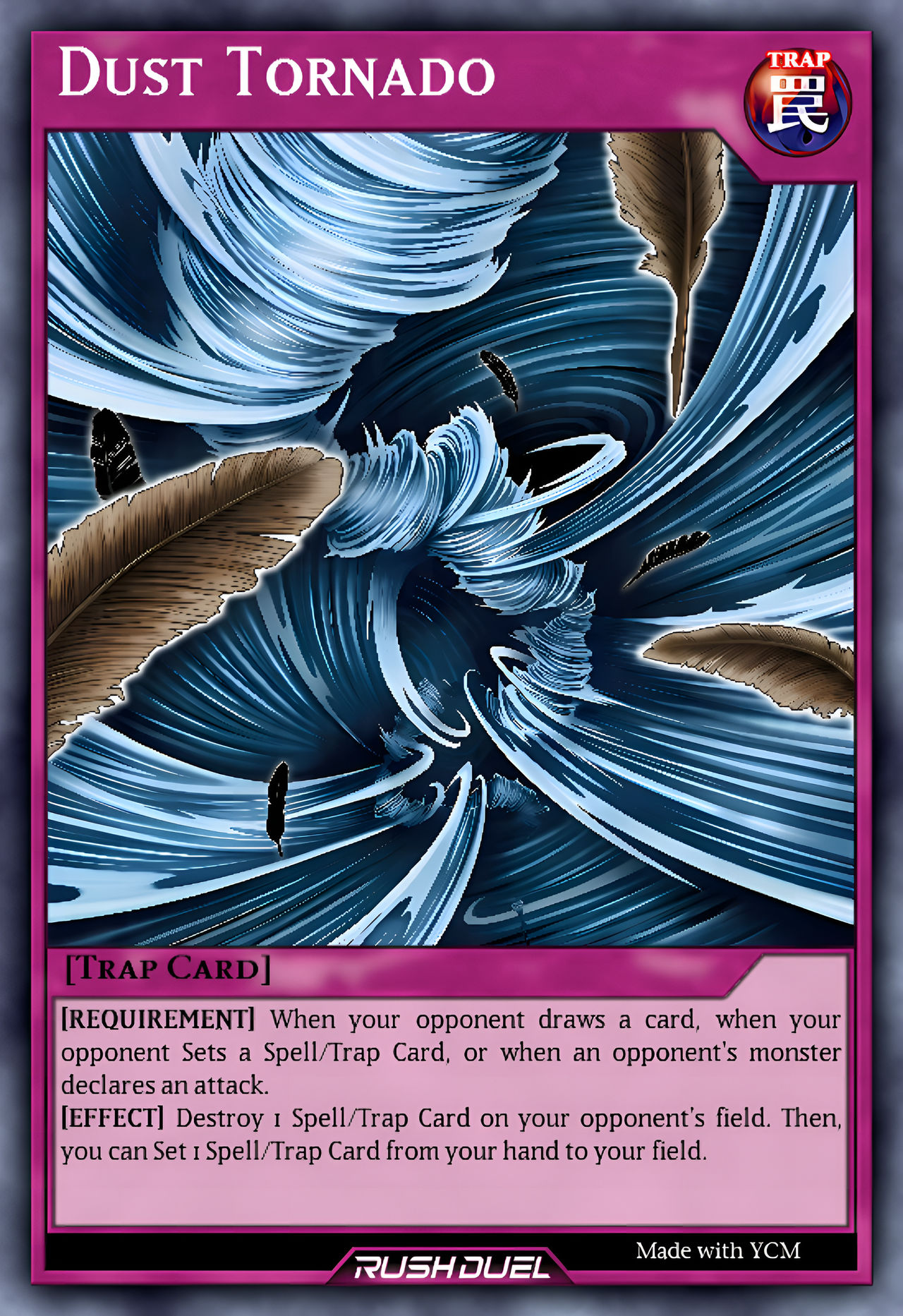 tornado yugioh card Yu-Gi-Oh! - Wild - SDPL-EN032 - Common - 1st Edition banish it. Double Dust Tornado Twins -
