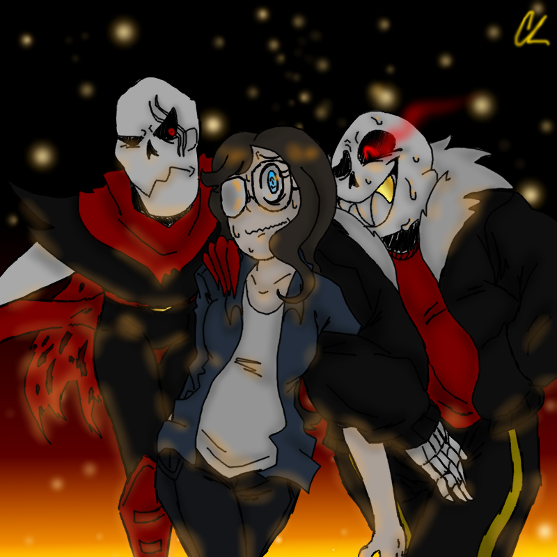 The Underfell, All Universes In One (All Sans X Reader/Frisk)