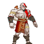 Kratos standing - 2D animation