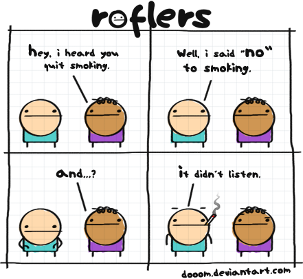 roflers - smoking