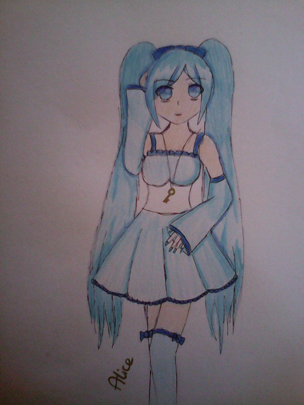 miku hatsune in wonderland