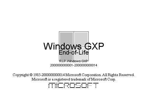 Windows GXP End-of-Life by stupidbear190 on DeviantArt