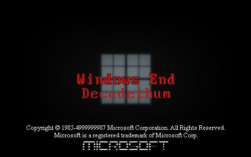 Windows End Decadethum by stupidbear190 on DeviantArt