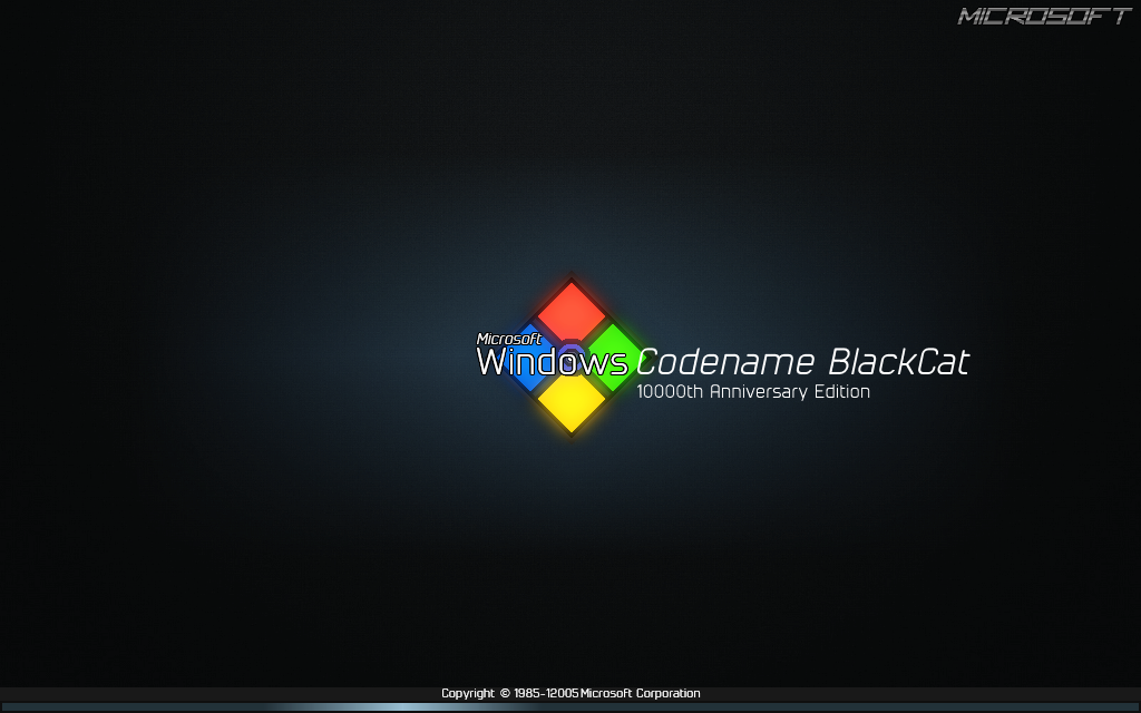 Windows Codename BlackCat 10000th Anniversary Edit by stupidbear190 on ...