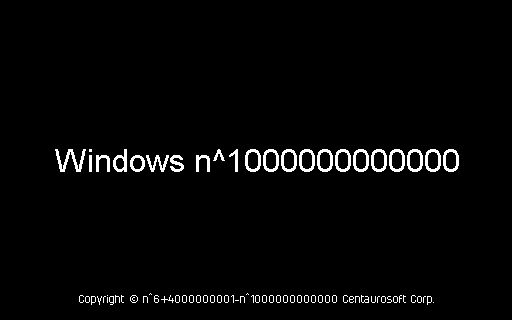 Windows n^1000000000000 by stupidbear190 on DeviantArt