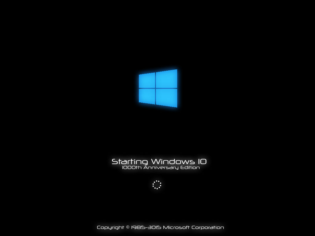 Windows 10 1000th Anniversary Edition by stupidbear190 on DeviantArt