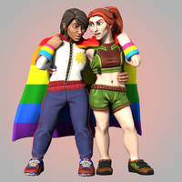Pride CHAMPS Jane and Tala