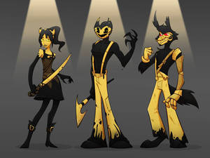 Bendy Characters in Hazbin's Style [PART 2]