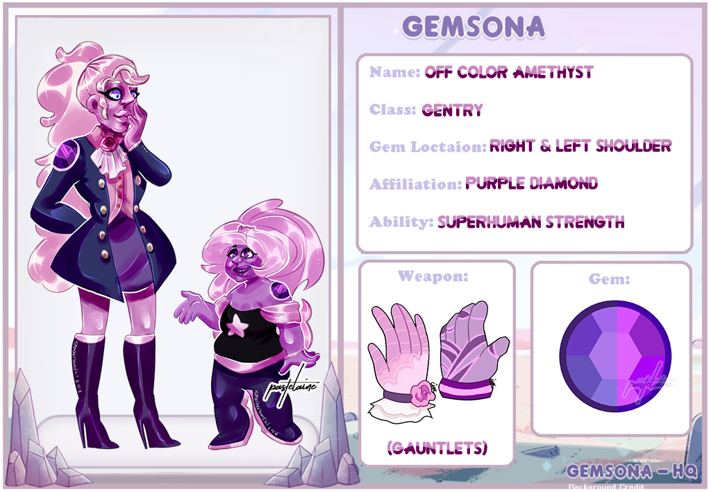 (OC) Off Color Amethyst by pastelaine-art