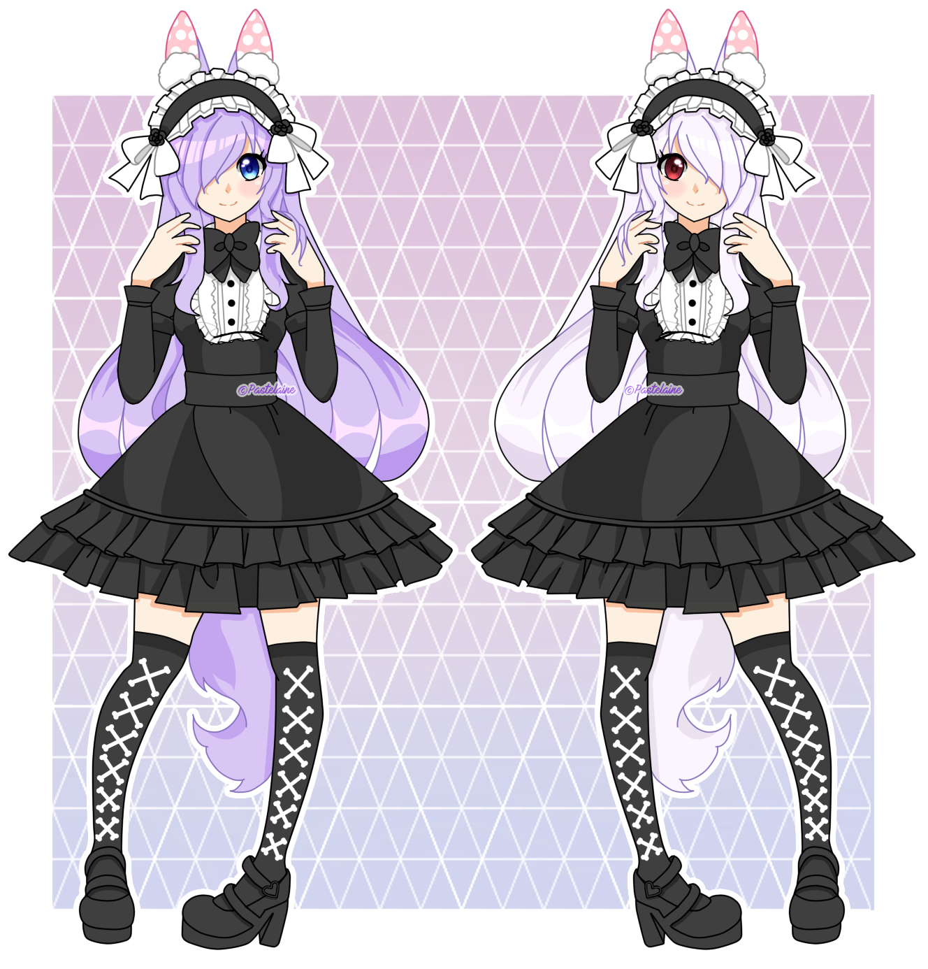 (AT) Yandere-Yuri Custom Fullbody by pastelaine-art