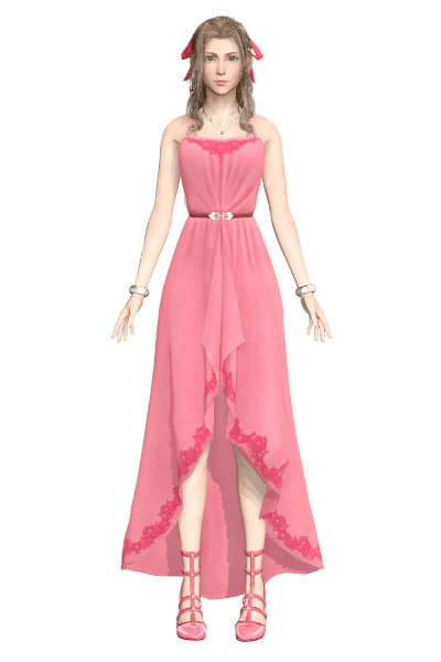 aerith pink dress remake Gave Aerith back her pink pencil dress. She looks good in both the OG and redesign. : r/FFVIIRemake