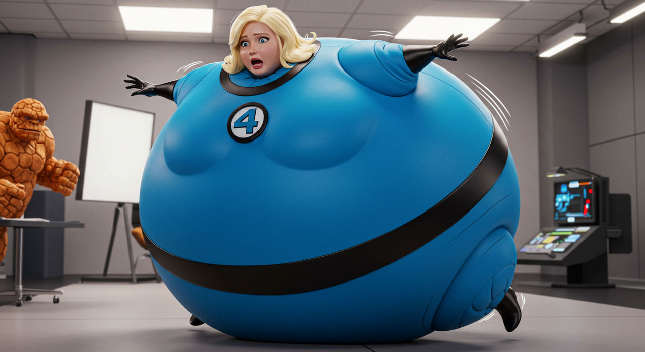 Invisible Woman Inflation 3 by Twins719 on DeviantArt