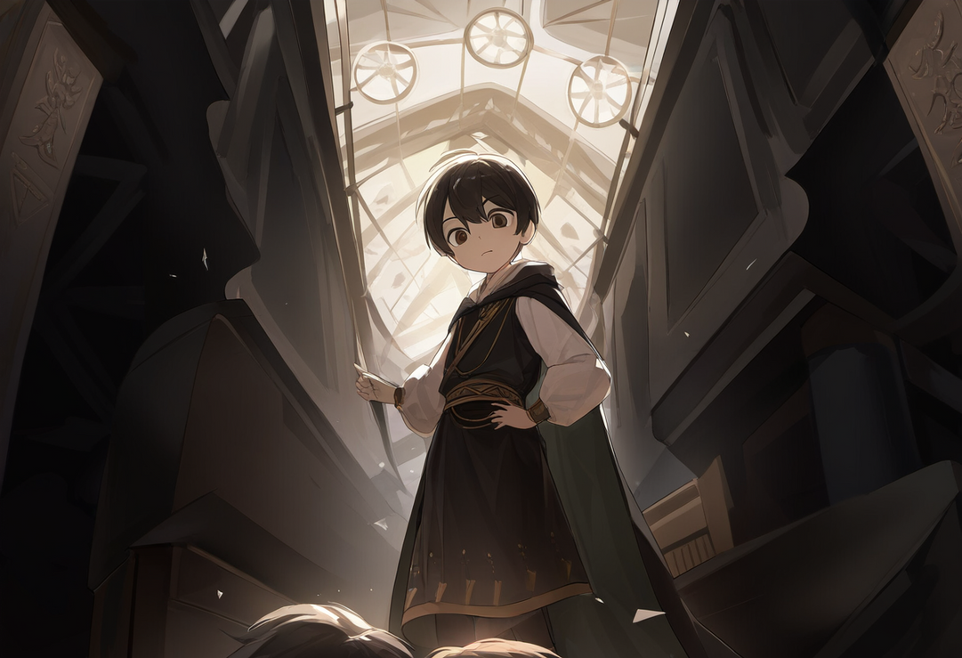 a black-haired boy his age. This newcomer had a th by Xela-The-Conqueror