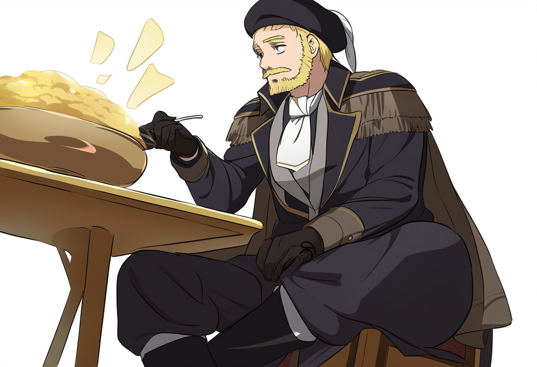 a man in his mid-20s. He had a short blonde beard by Xela-The-Conqueror