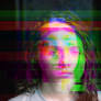 Glitch art portrait 3