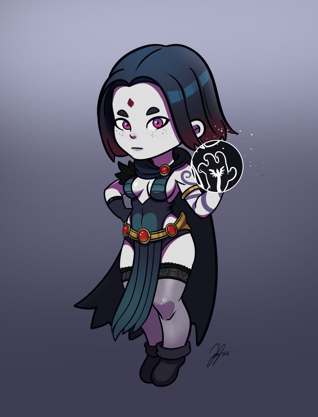 Chibi Raver Raven chibi by GRIS-9 on DeviantArt