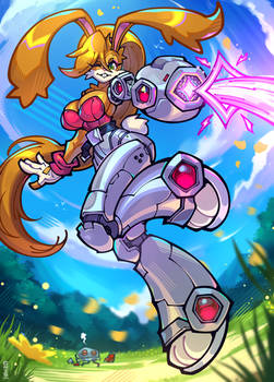 Bunnie Rabbot - Commission