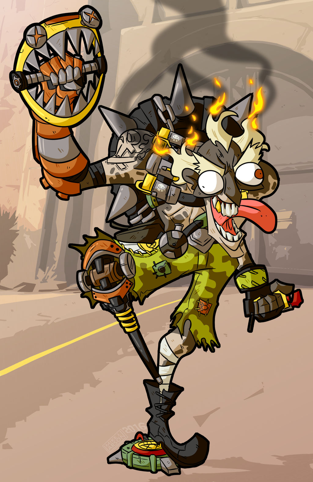 Mask Junkrat Junkrat! by MichaelJLarson on DeviantArt