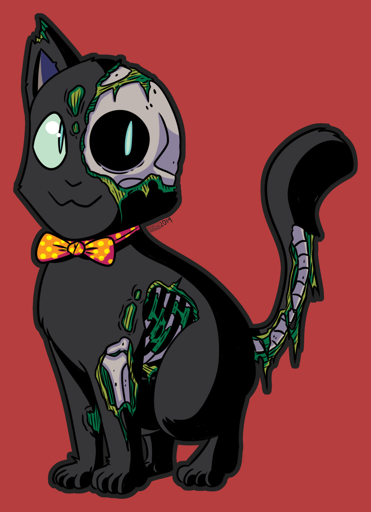 The Cat That Kept Coming Back - Drawlloween 2019