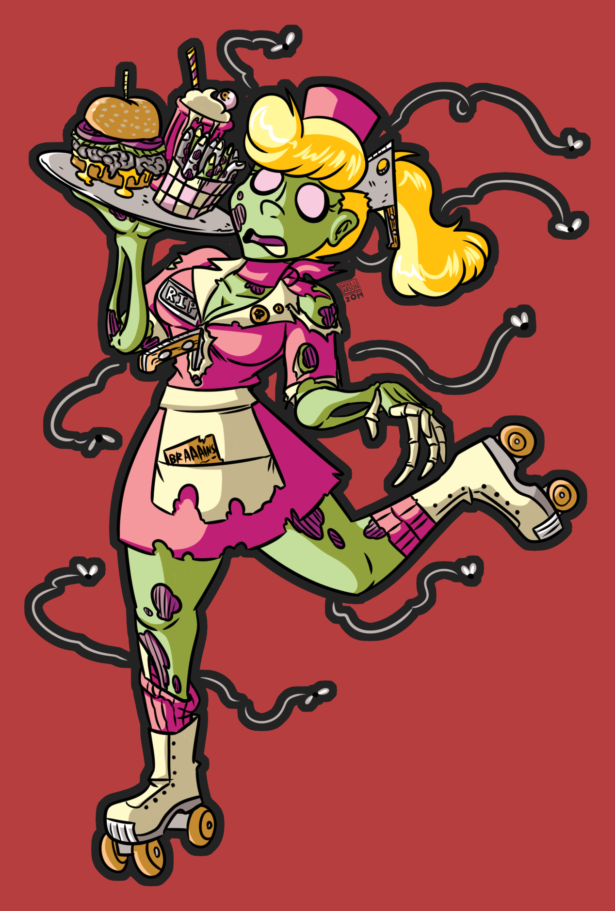 Diner of the Dead - Drawlloween 2019